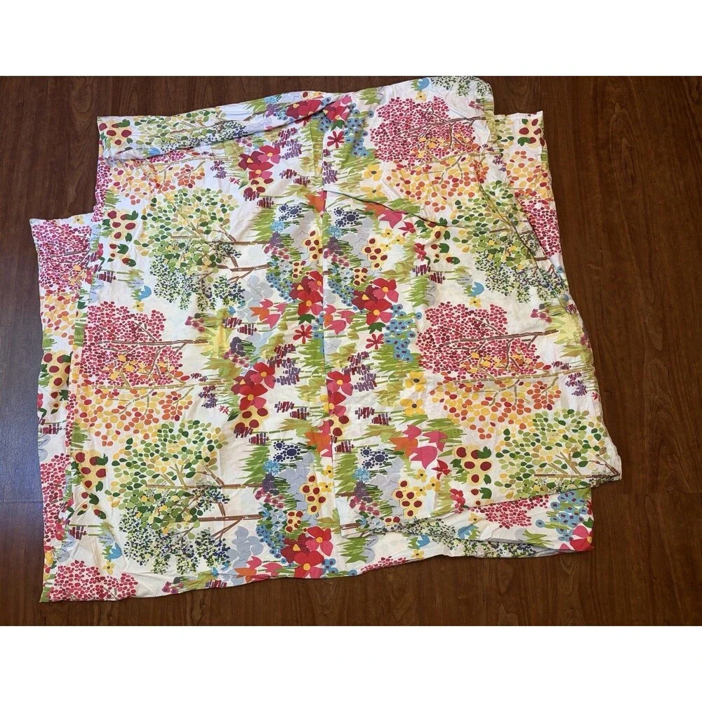 Pottery Barn Woodland Duvet Cover Full Paint By Numbers Organic Cotton Cottage